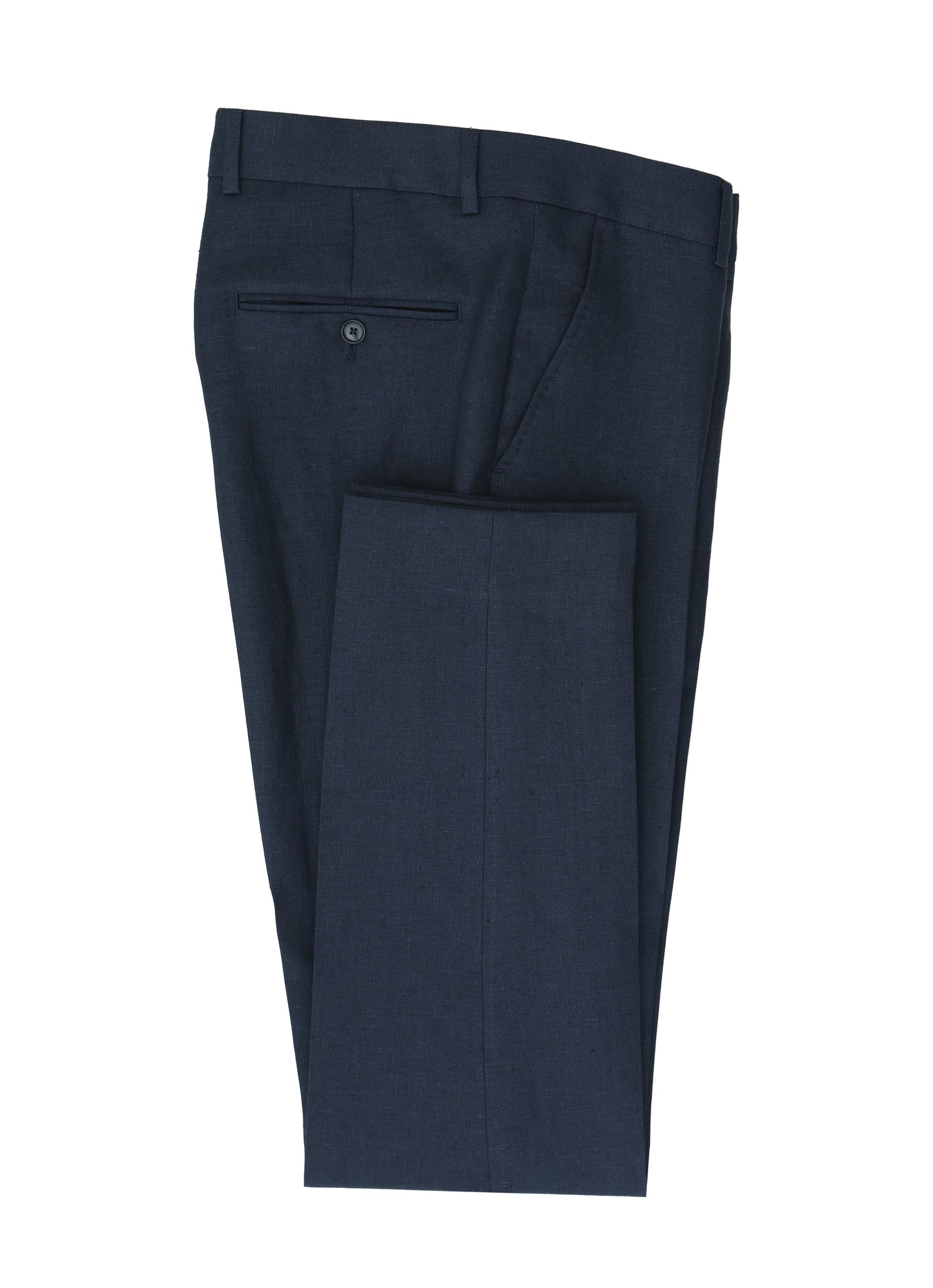 Men’s Linen Trousers – Navy