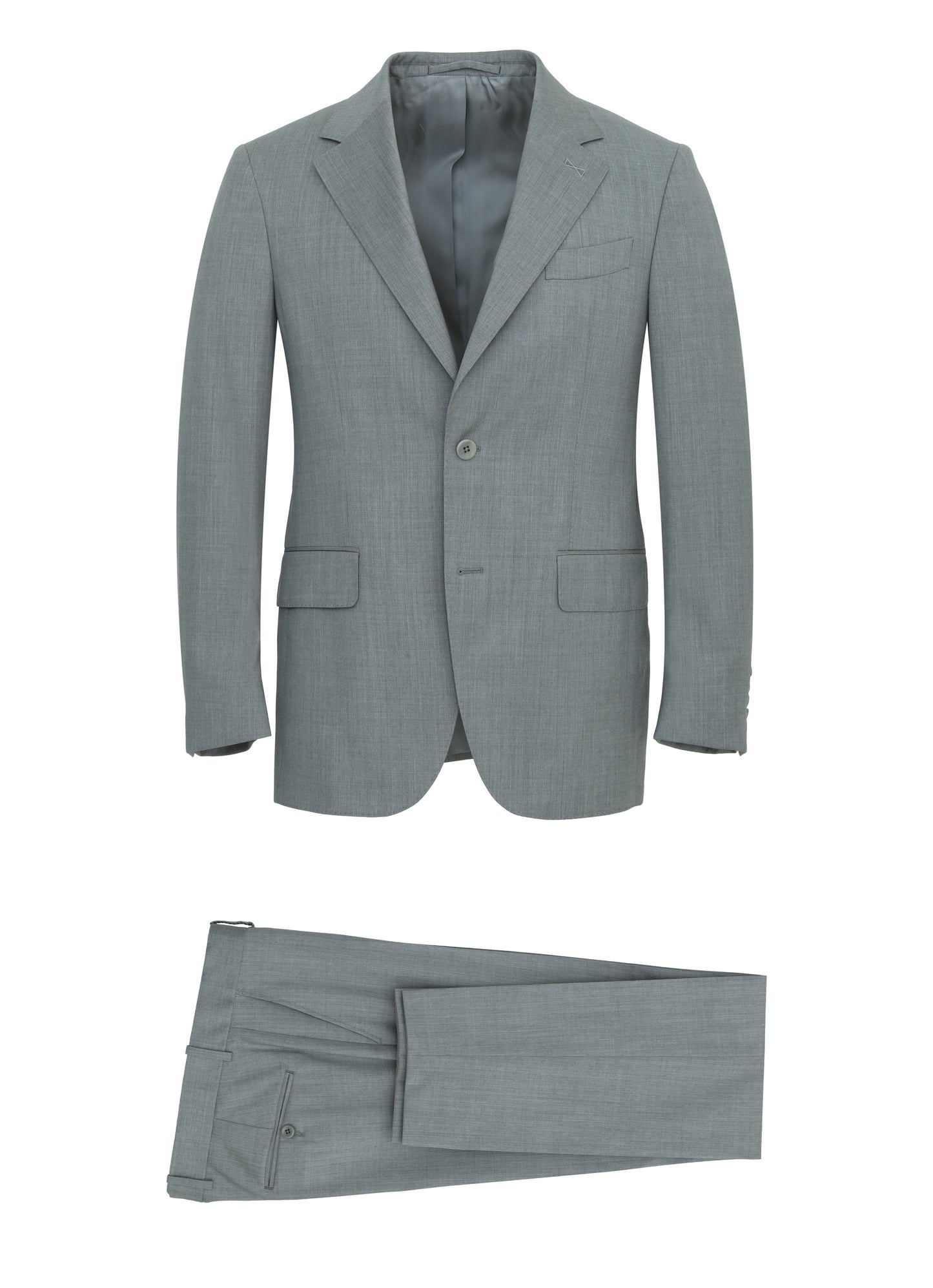 Reda - 110s Grey Suit %100 Wool