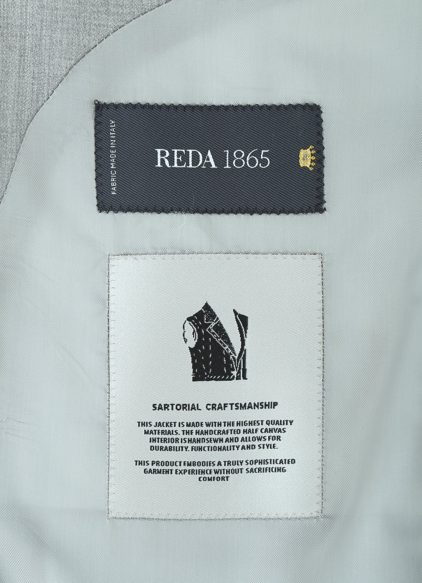 Reda - 110s Grey Suit %100 Wool