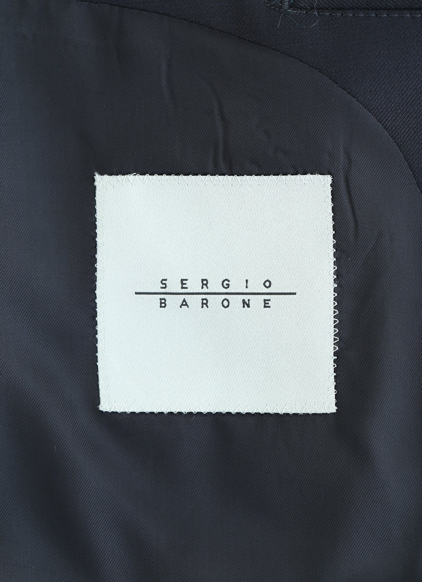 %100 Wool Italian Finitura Felice Dark Navy Suit