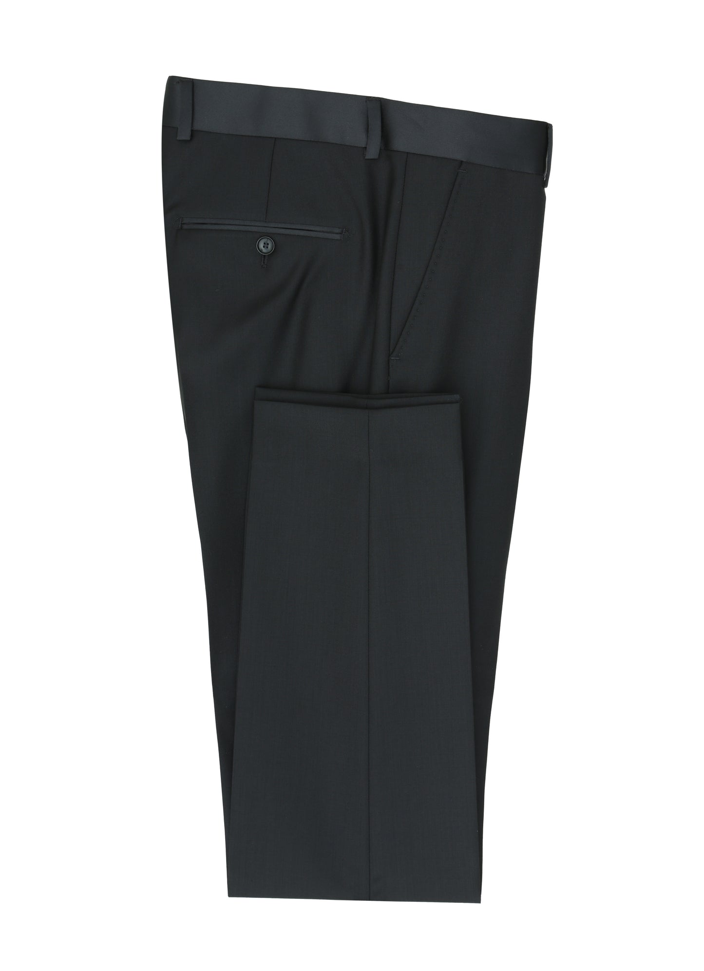 %100 Wool Shawl Lapel Black Dinner Suit - Wedding Suit