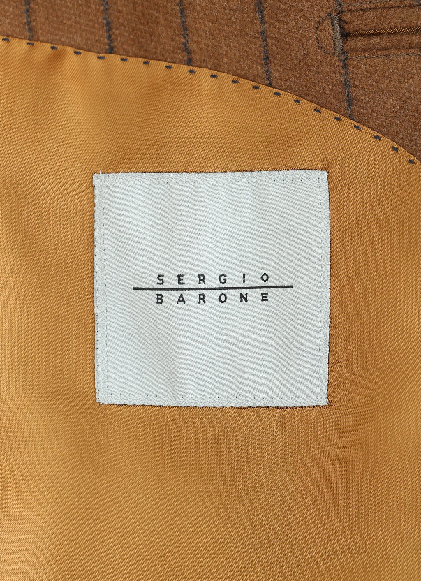 Ermenegildo Zegna DB Brown Striped Cashmere Blazer