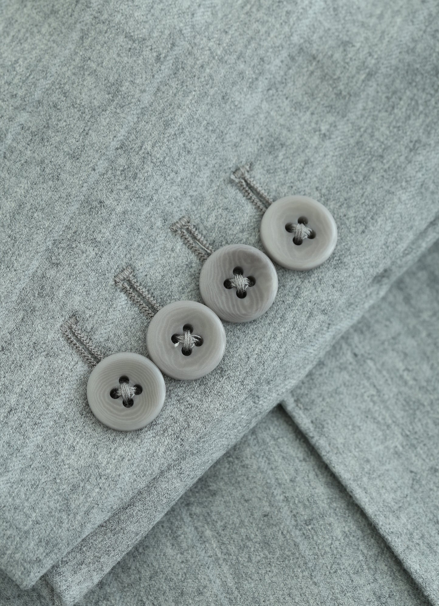 Cerruti Light Grey Flannel %100 Wool Suit