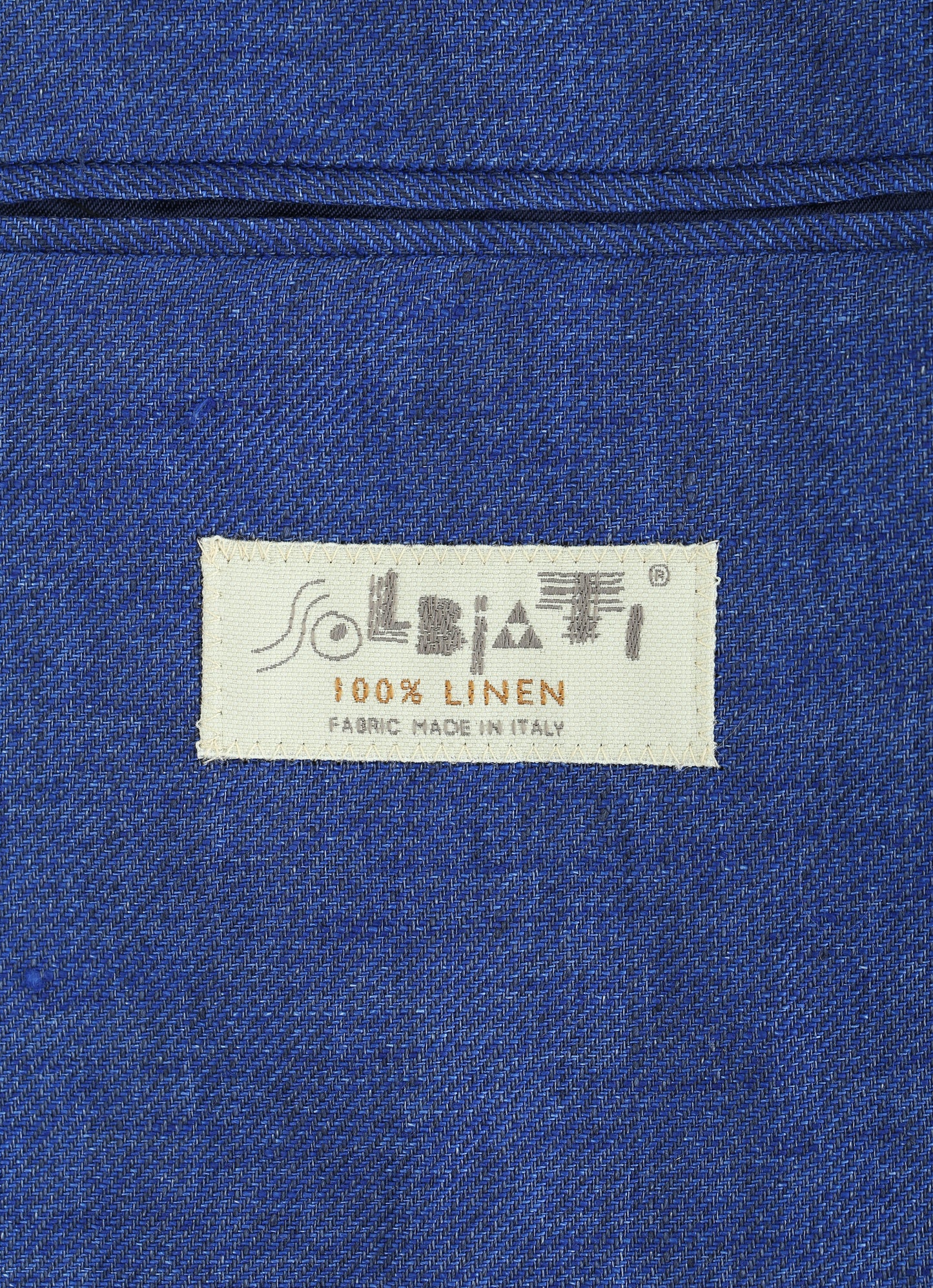 Solbiati Italian Linen Sax Blue Blazer