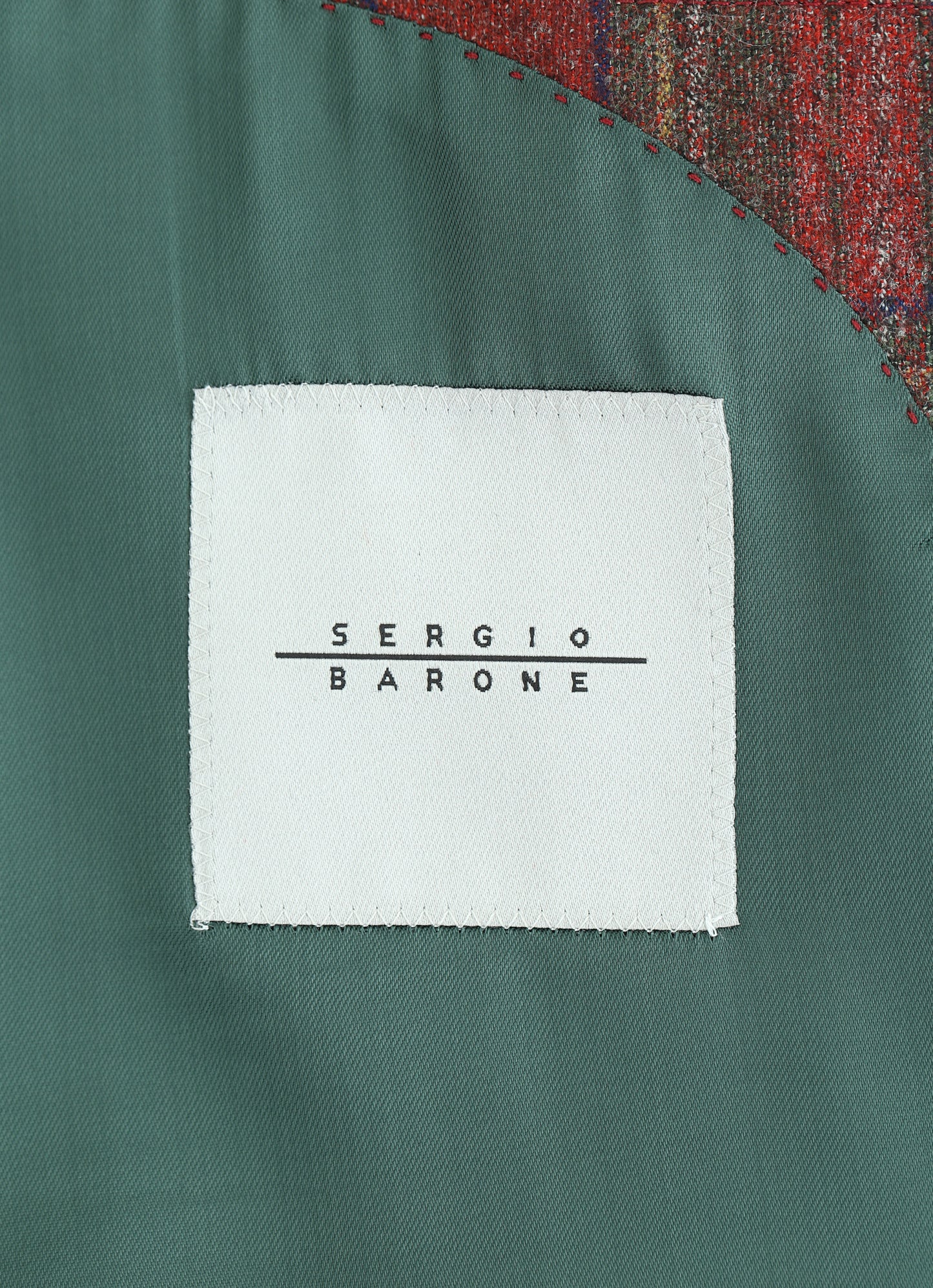 Cerruti Red Check Blazer %100 Wool