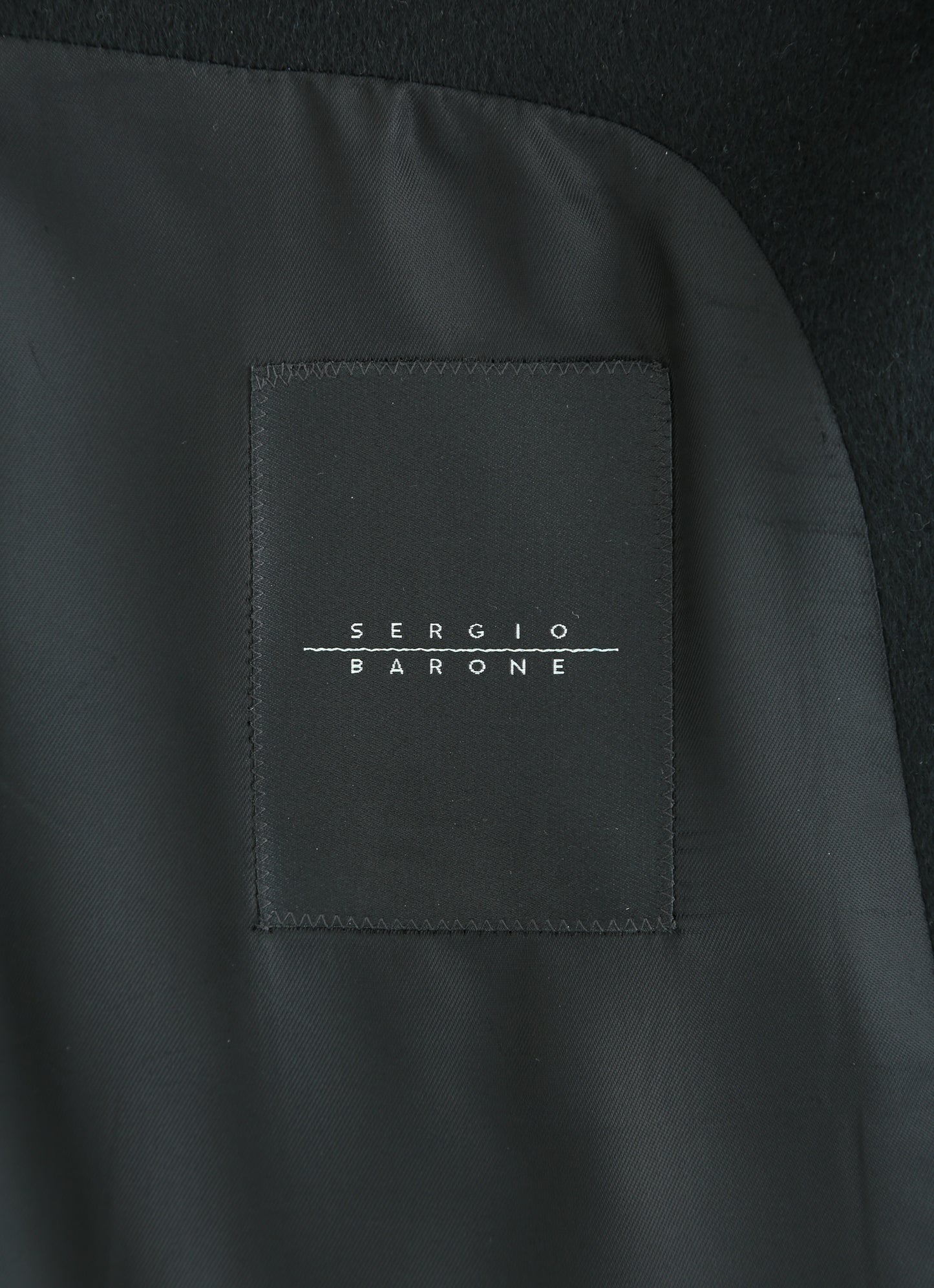 Tolave Siena 04 - Black Italian Cashmere Overcoat