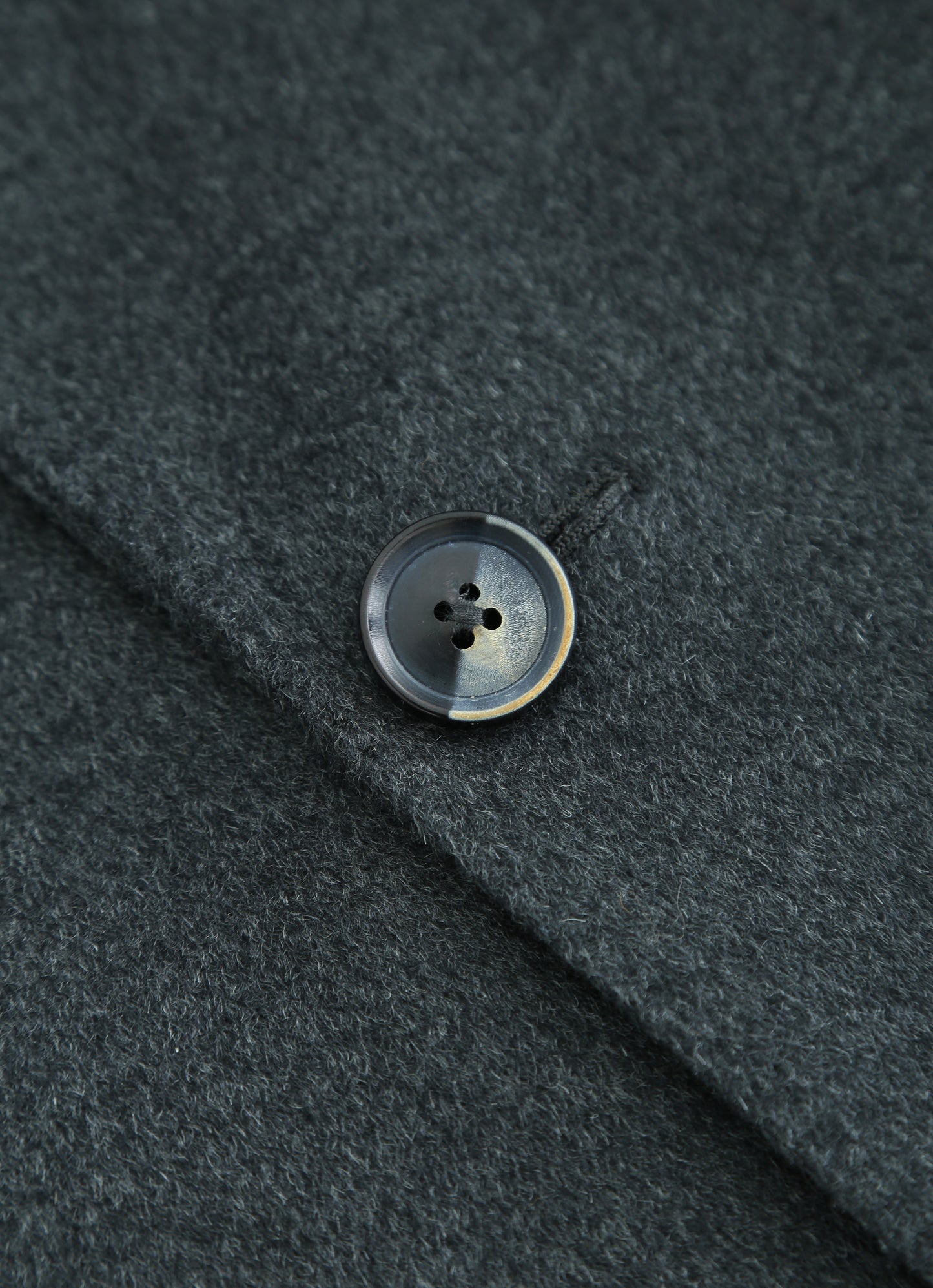 Charcoal Italian Cashmere Overcoat - Tolave Siena 02