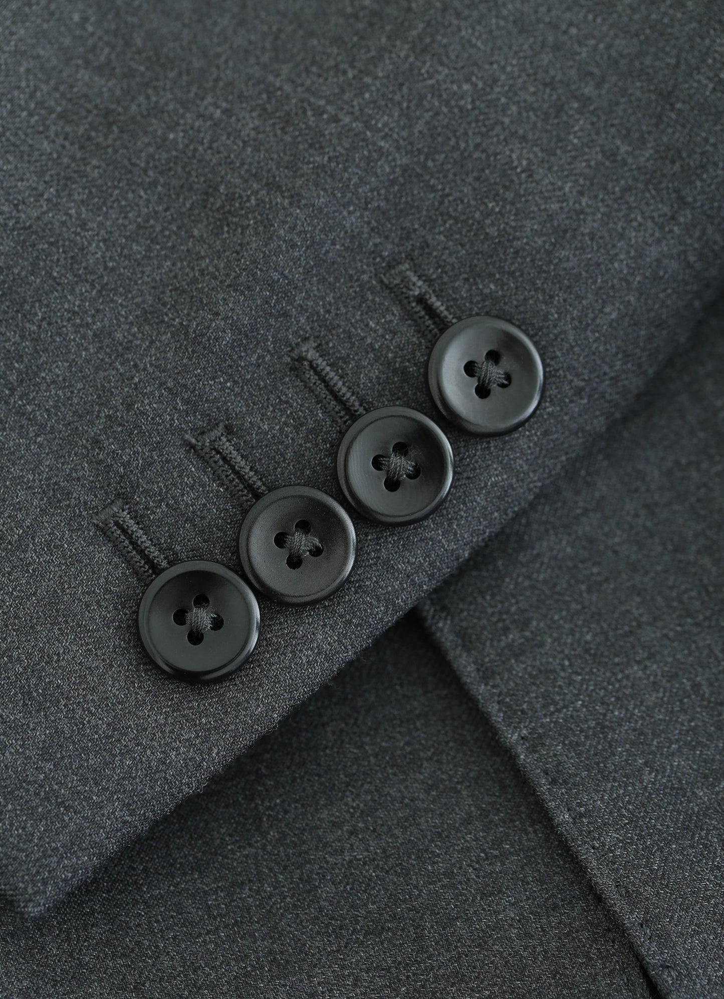 %100 Wool Italian Finitura Felice Charcoal Suit