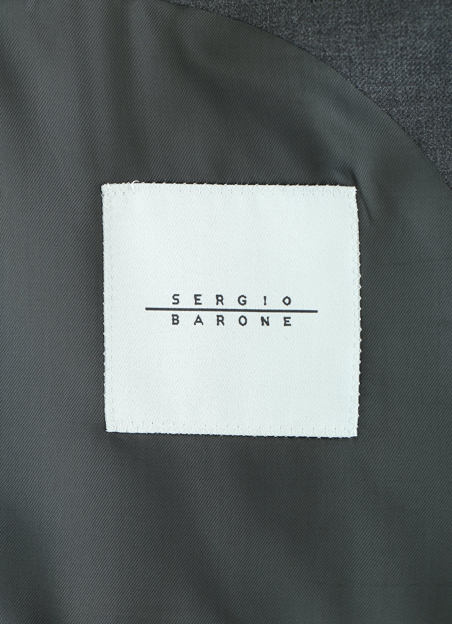 %100 Wool Italian Finitura Felice Charcoal Suit