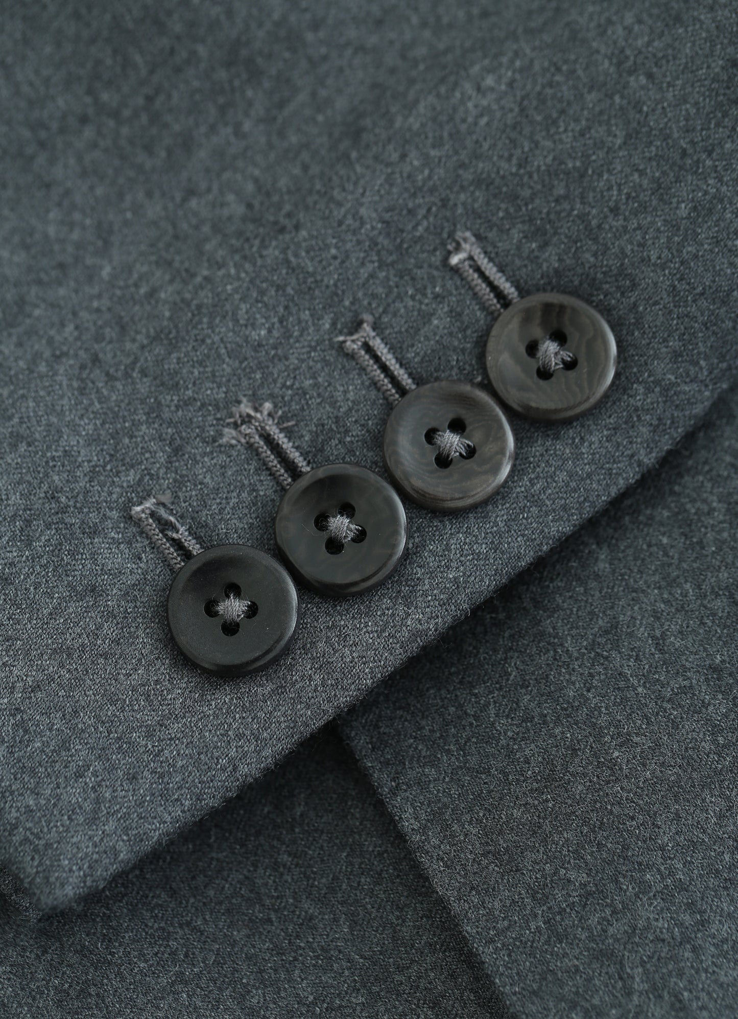 Vitale Barberis - Charcoal Flannel Suit %100 Wool