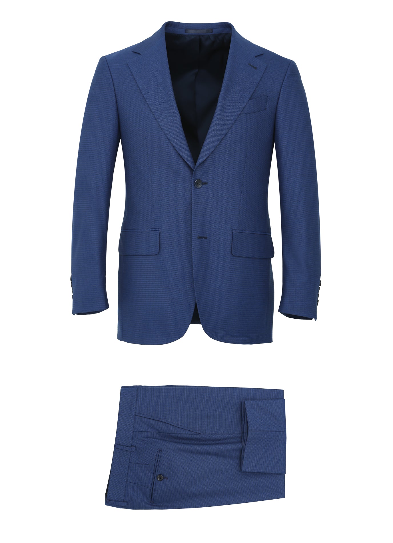 City Pulgar Birdseye Blue Suit