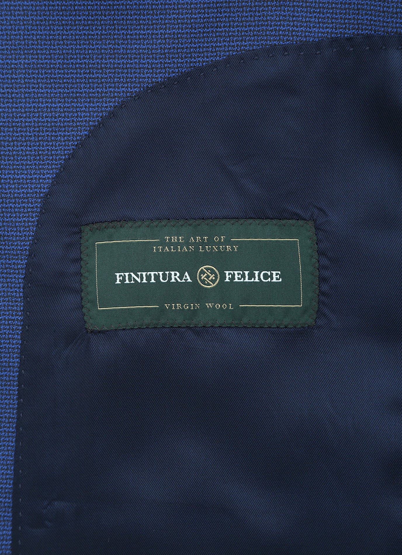 City Pulgar Birdseye Blue Suit