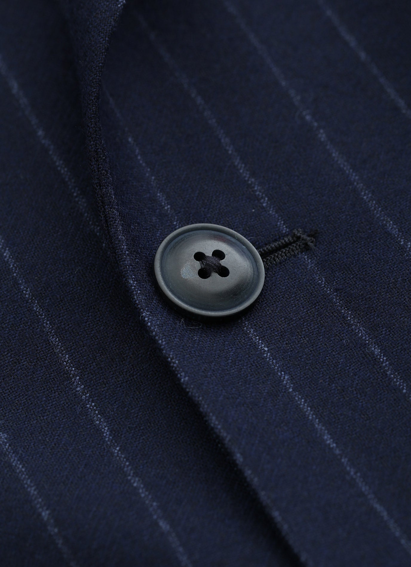 Lecco Cashmere Navy Pinstripe DB Suit – Italian Fabric | Tailored Fit