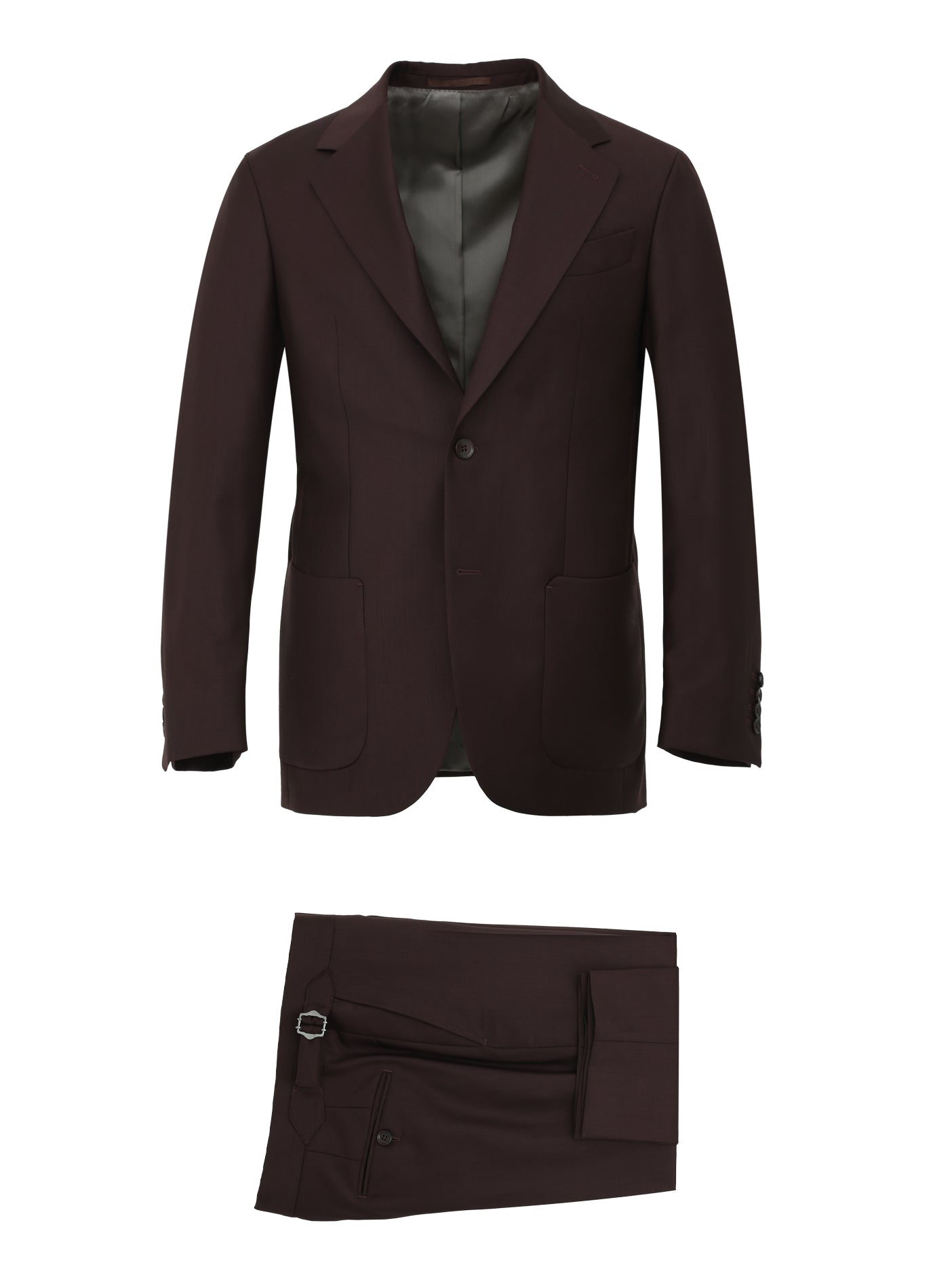 Amalfi Dark Brown Suit – 100% Pure Italian Wool | Tailored Fit