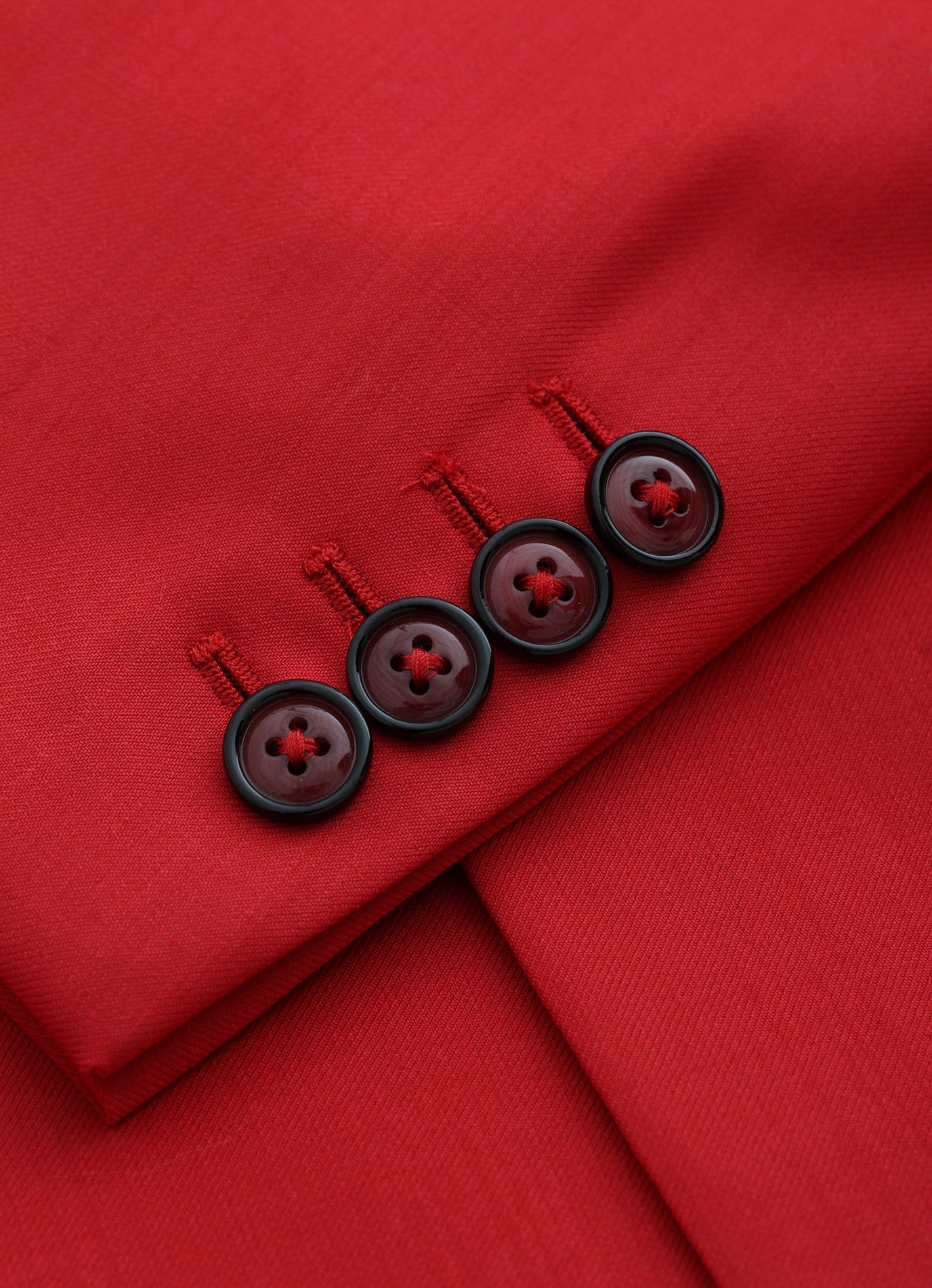 Amalfi Red Suit – 100% Pure Italian Wool | Tailored Fit