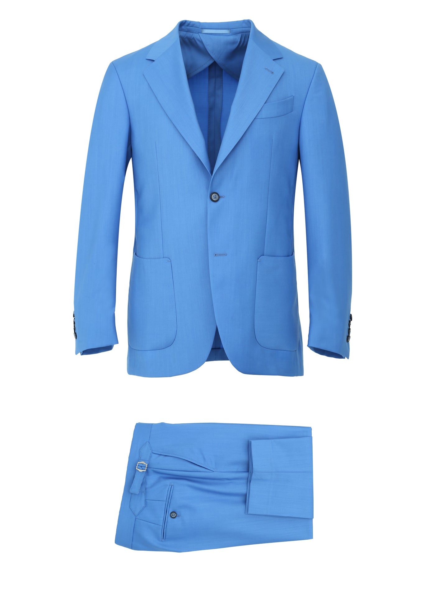 Amalfi Sky Blue Suit – 100% Pure Italian Wool | Tailored Fit