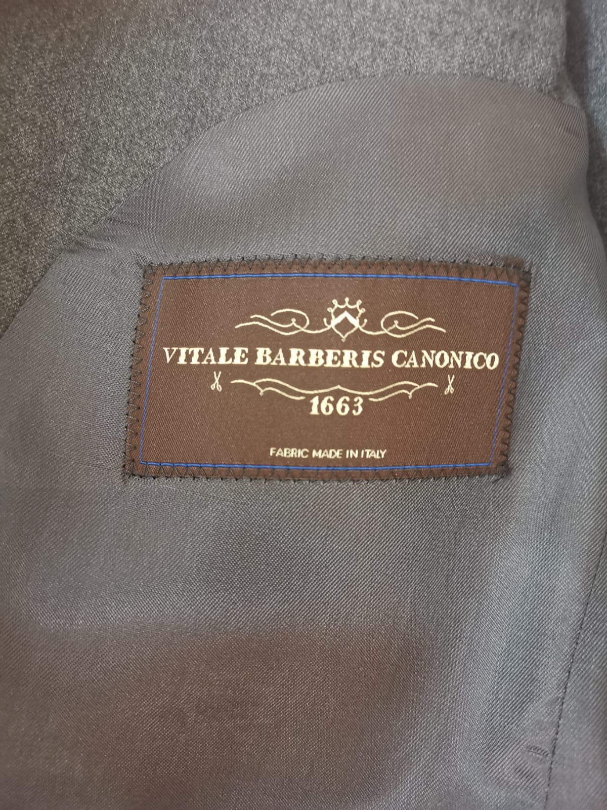 Vitale Barberis - Charcoal Flannel Suit %100 Wool