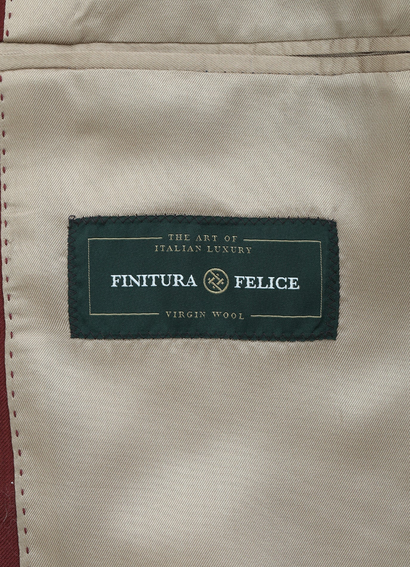 Amalfi Burgundy Suit – 100% Pure Italian Wool | Tailored Fit