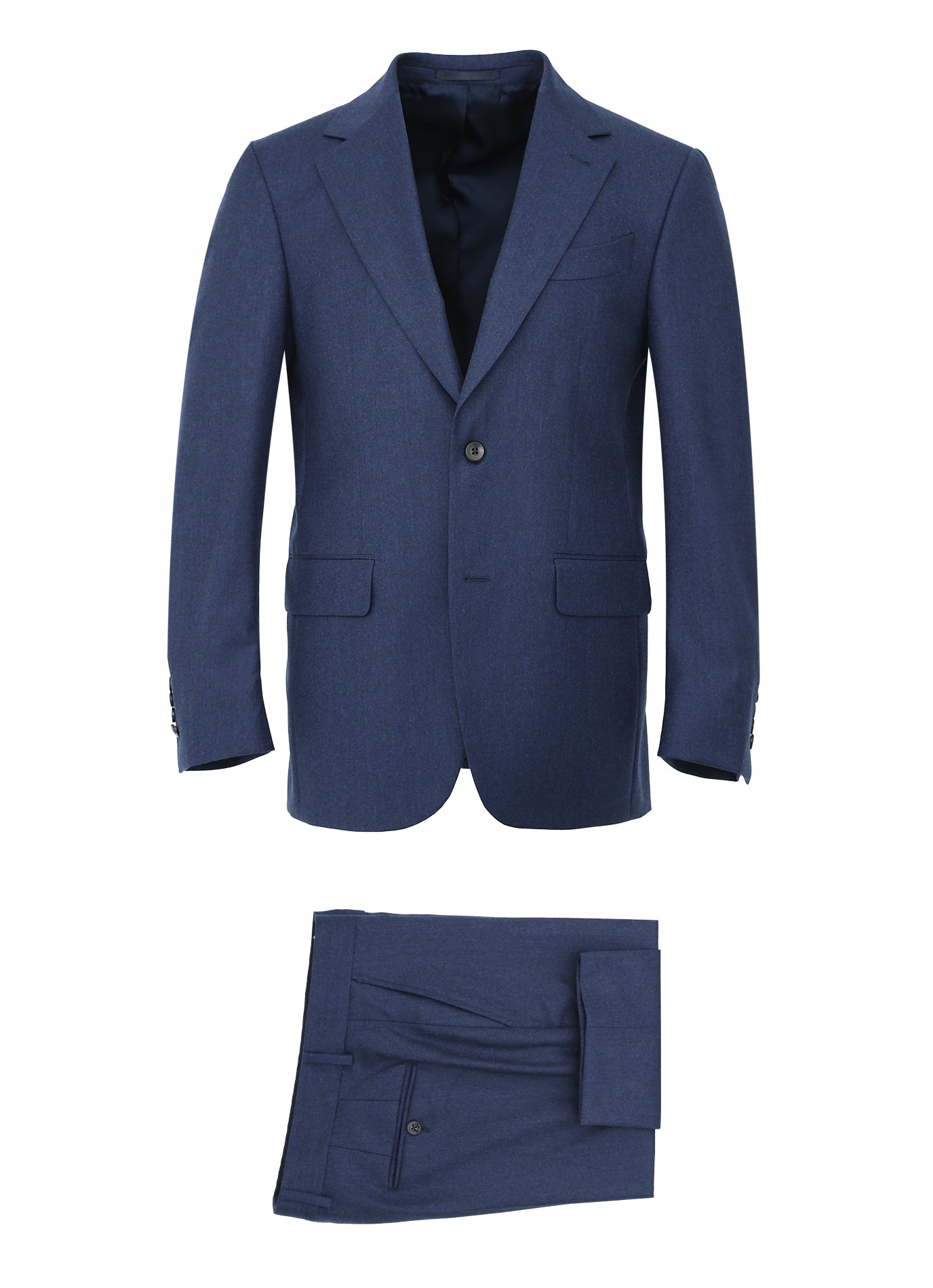 Lecco Cashmere Navy Suit – Italian Fabric | Tailored Fit