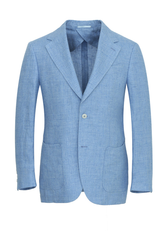 Ibiza - Light Blue Italian Linen Blazer