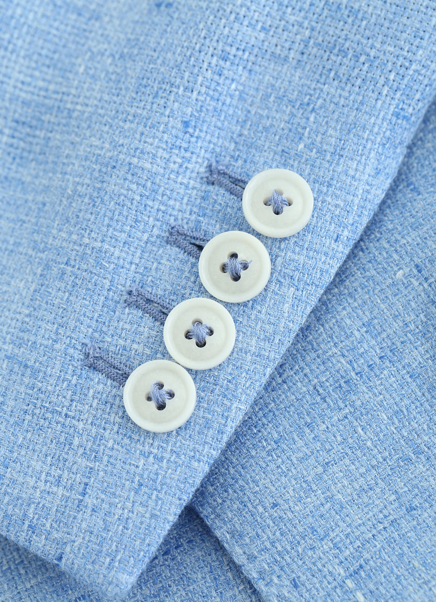 Ibiza - Light Blue Italian Linen Blazer