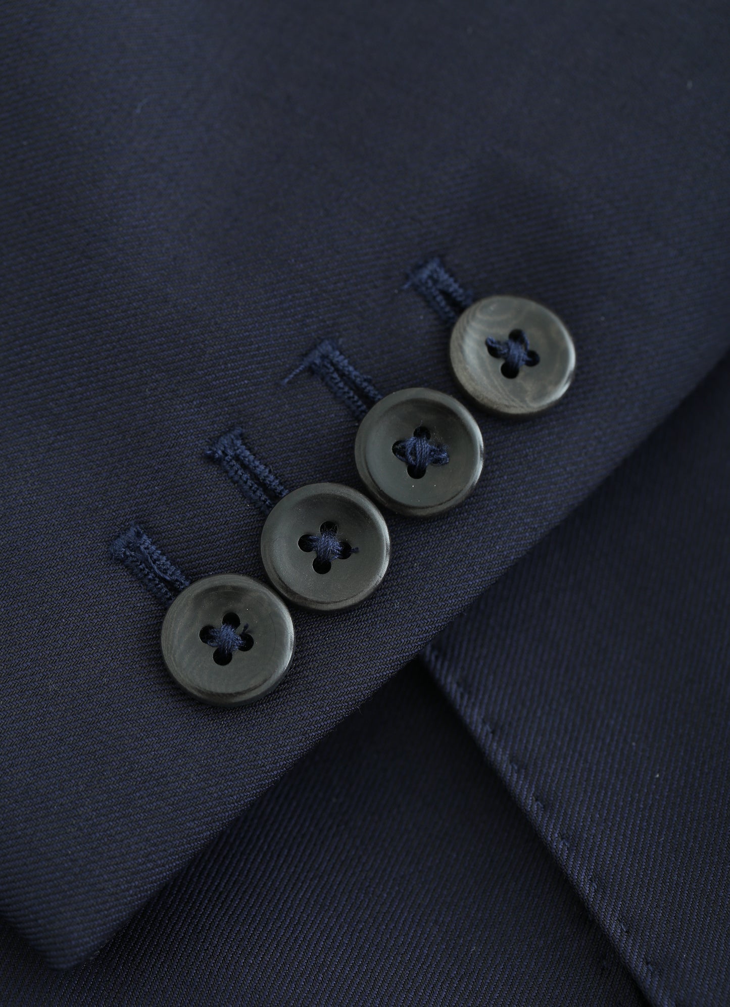 %100 Wool Italian Finitura Felice Navy Suit