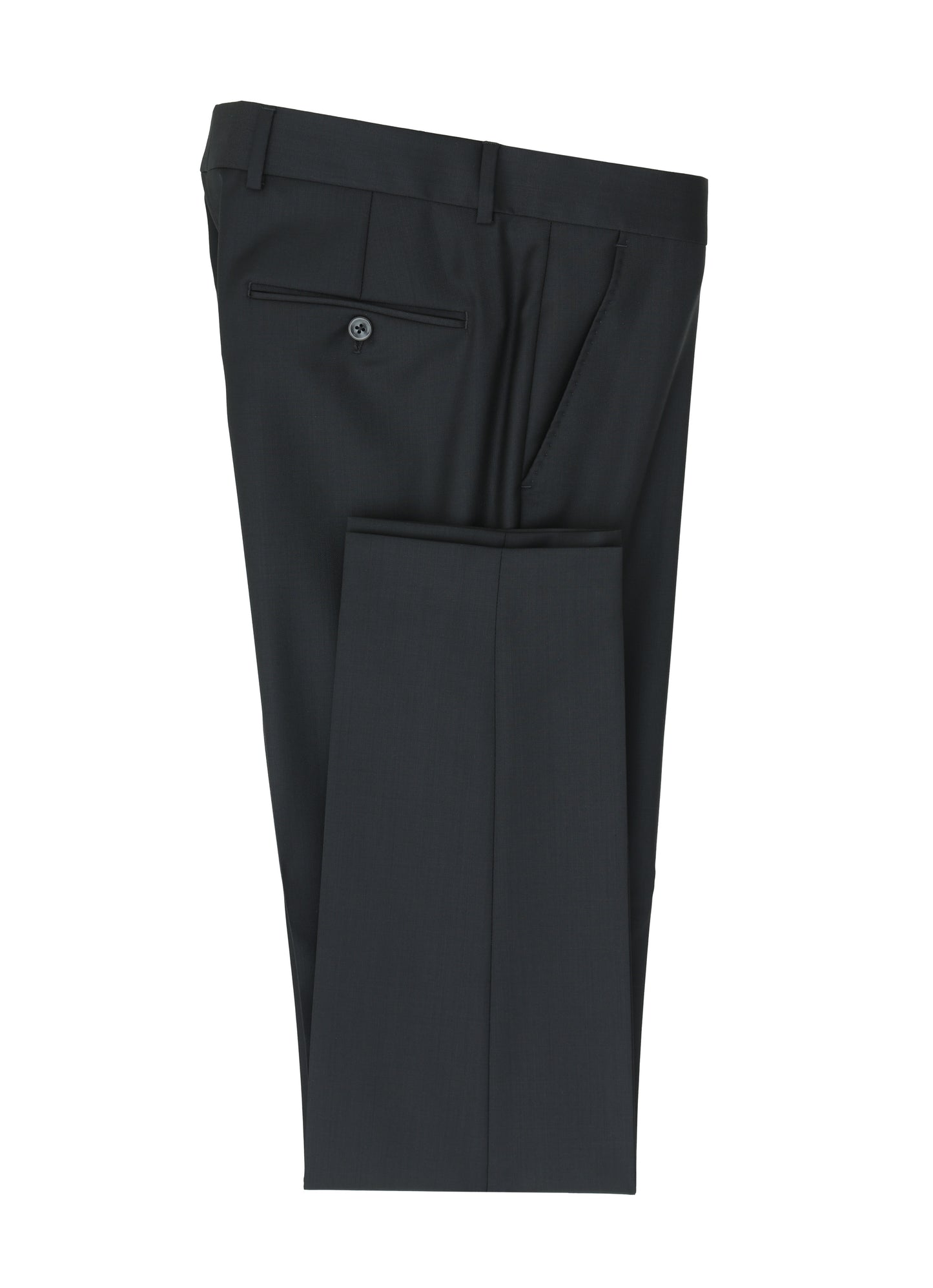 %100 Wool Italian Finitura Felice Black Suit
