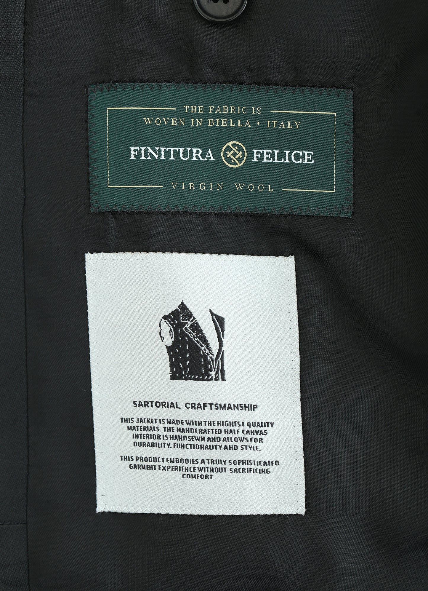 %100 Wool Shawl Lapel Black Dinner Suit - Wedding Suit