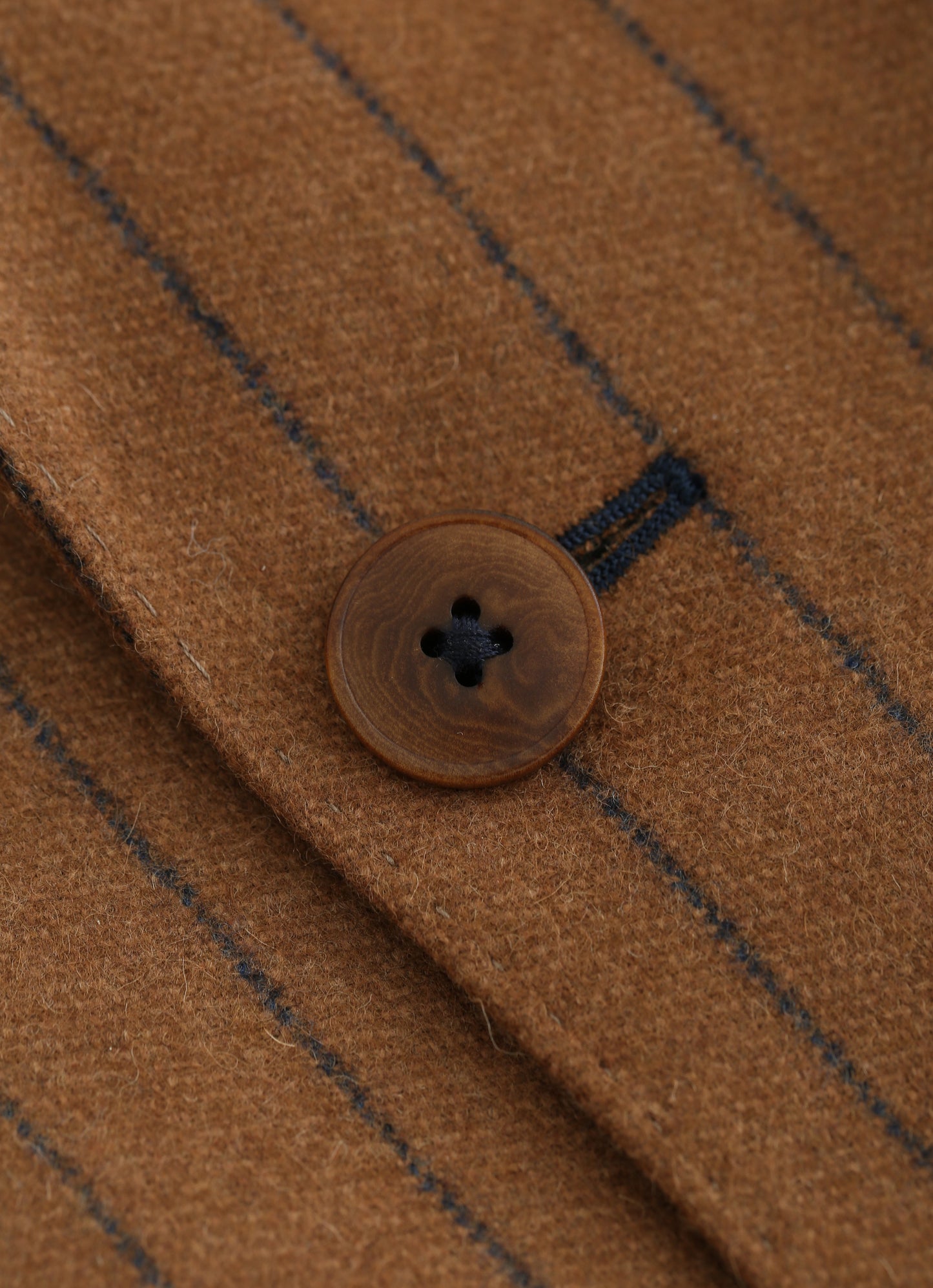 Ermenegildo Zegna DB Brown Striped Cashmere Blazer