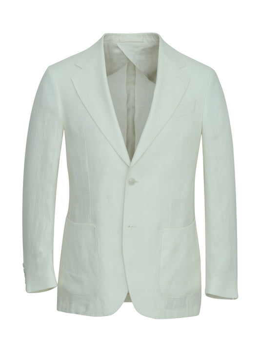 Solbiati Summer White Linen Blazer