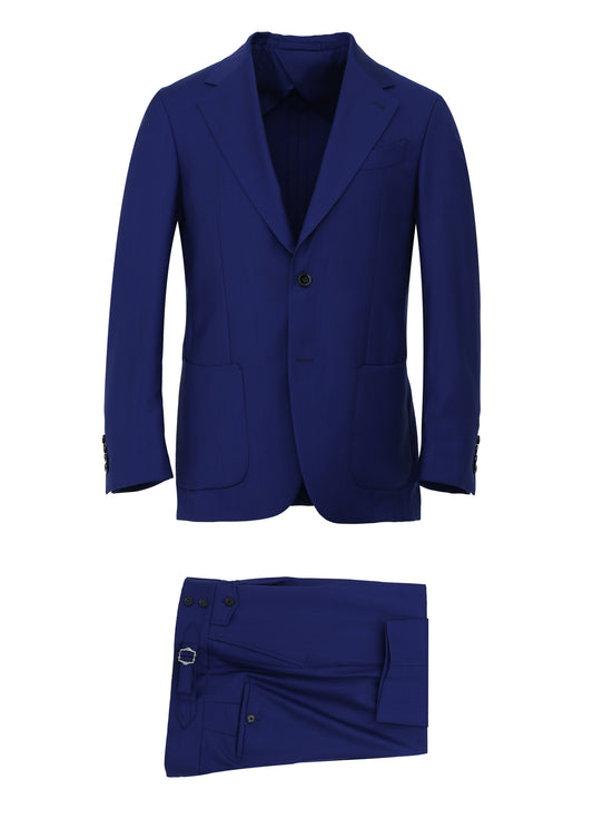 Amalfi Cobalt Blue Suit – 100% Pure Italian Wool | Tailored Fit