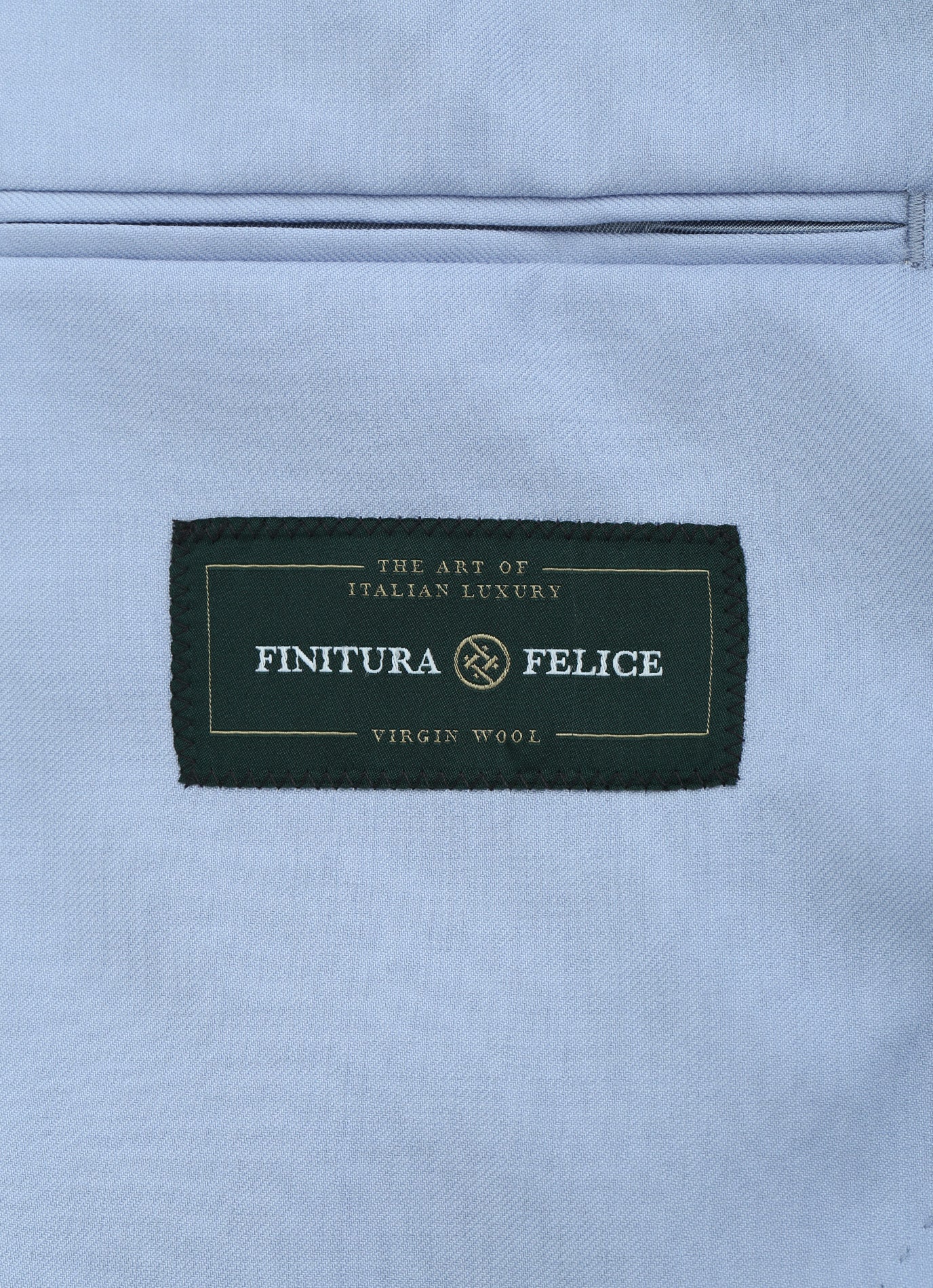 Amalfi Ice Blue Suit – 100% Pure Italian Wool | Tailored Fit
