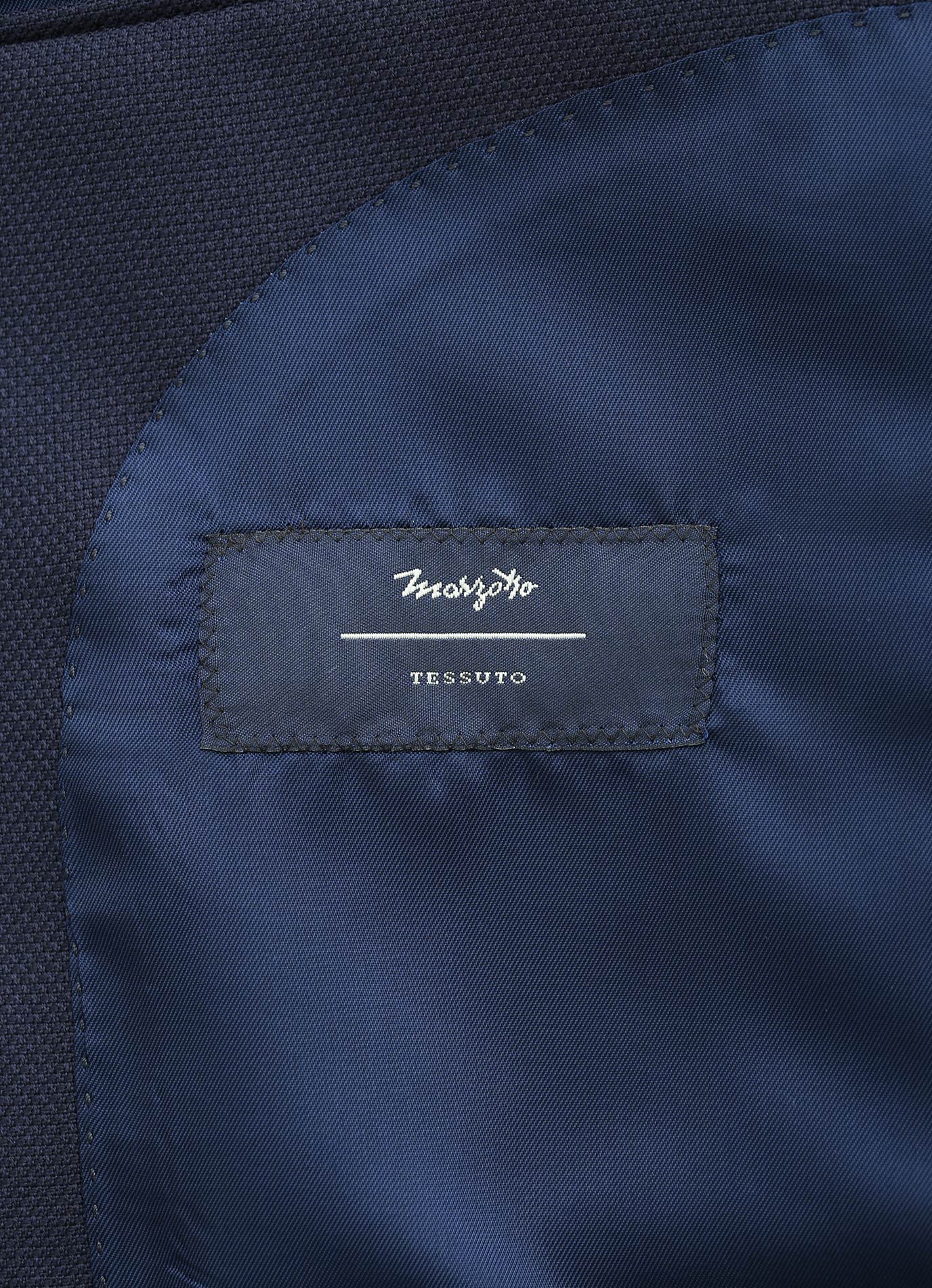 Marzotto Tessuto Navy 100% Italian Wool Blazer – Tailored Fit