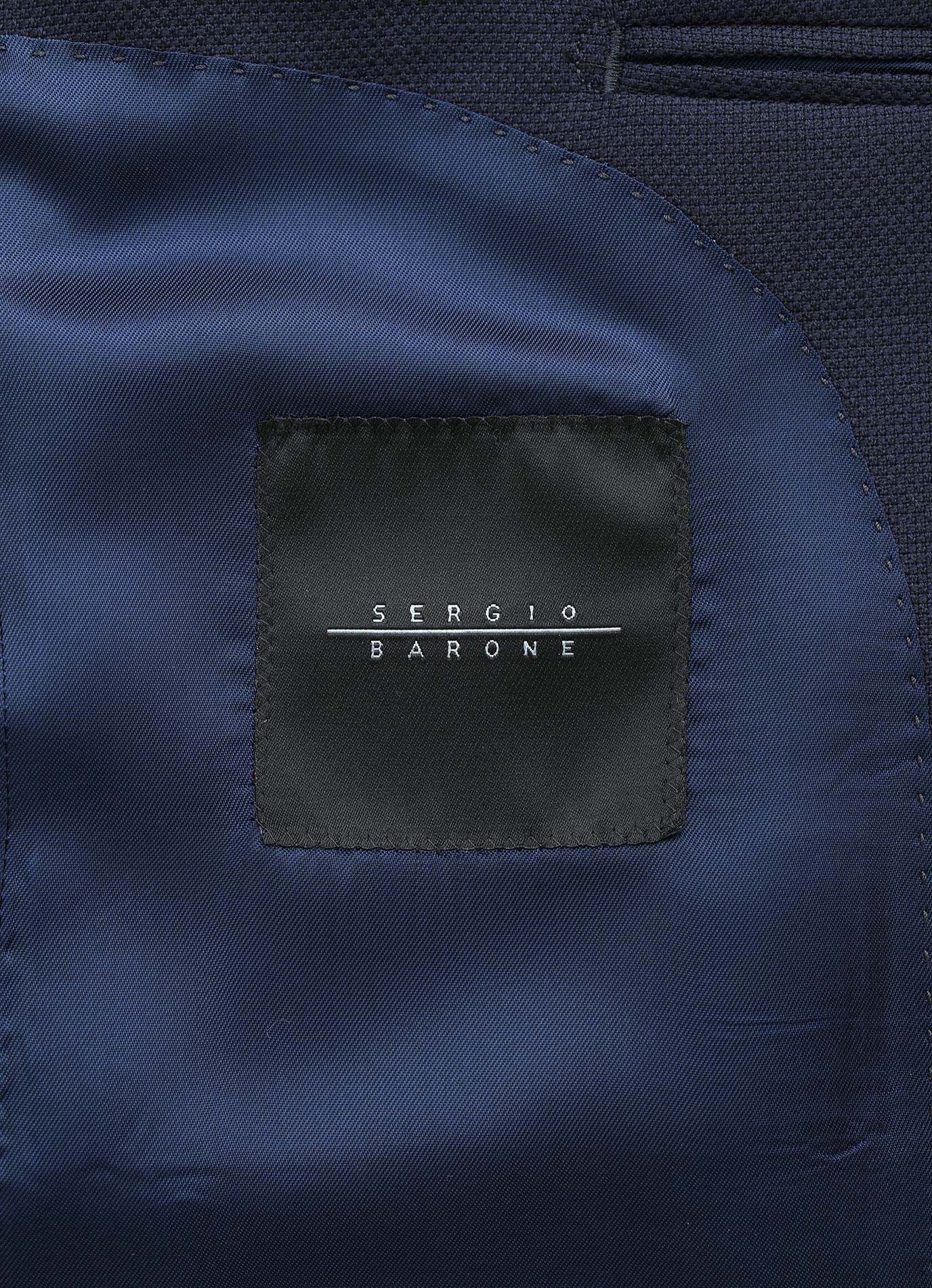 Marzotto Tessuto Navy 100% Italian Wool Blazer – Tailored Fit