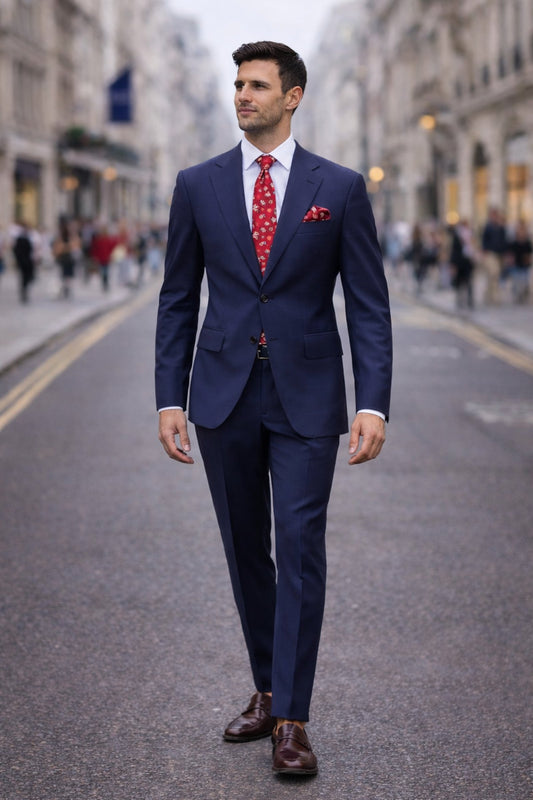 City Royal Navy Suit - Italian Tailored Fit