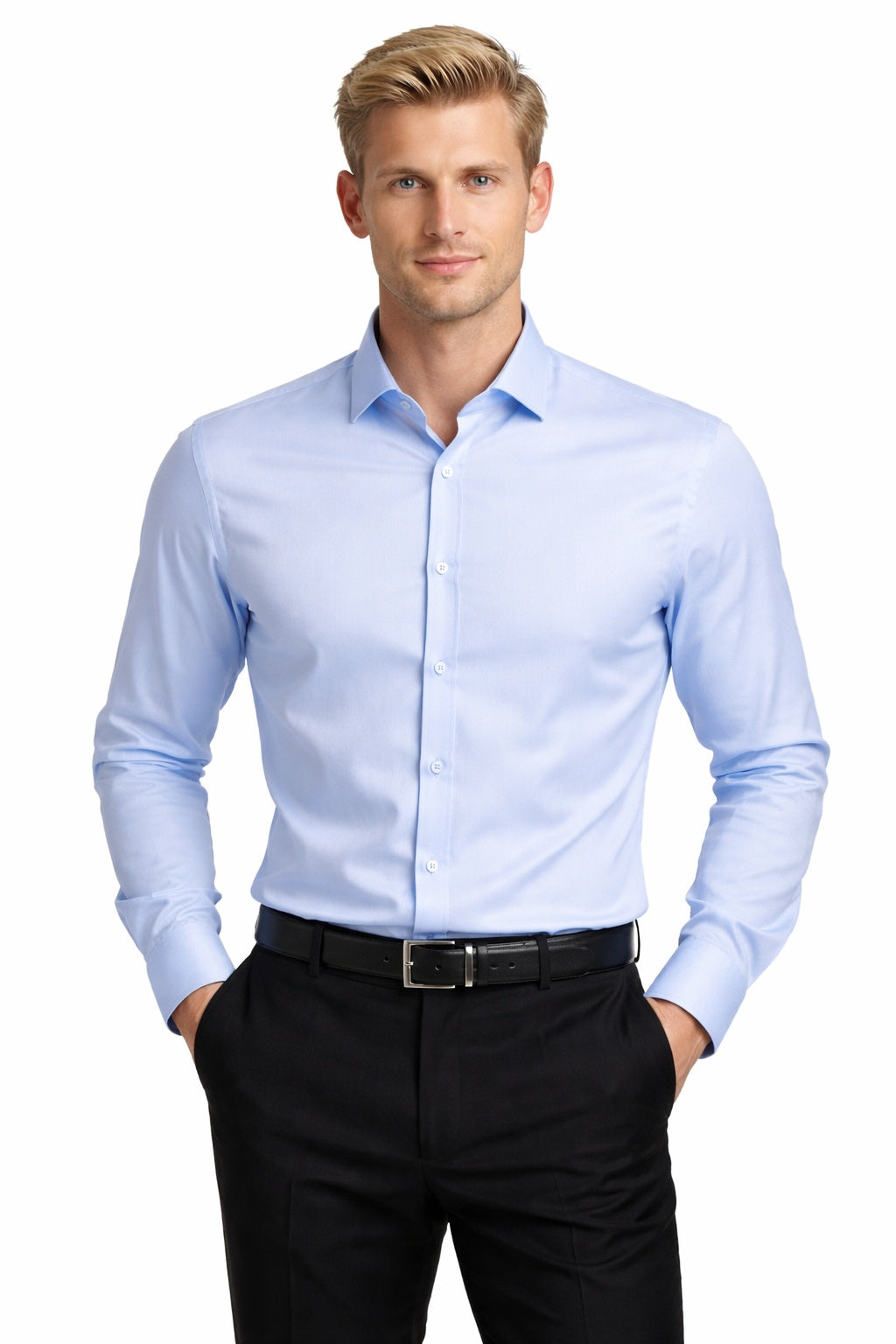 Monti Blue Shirts – Premium Italian Cotton Fabric