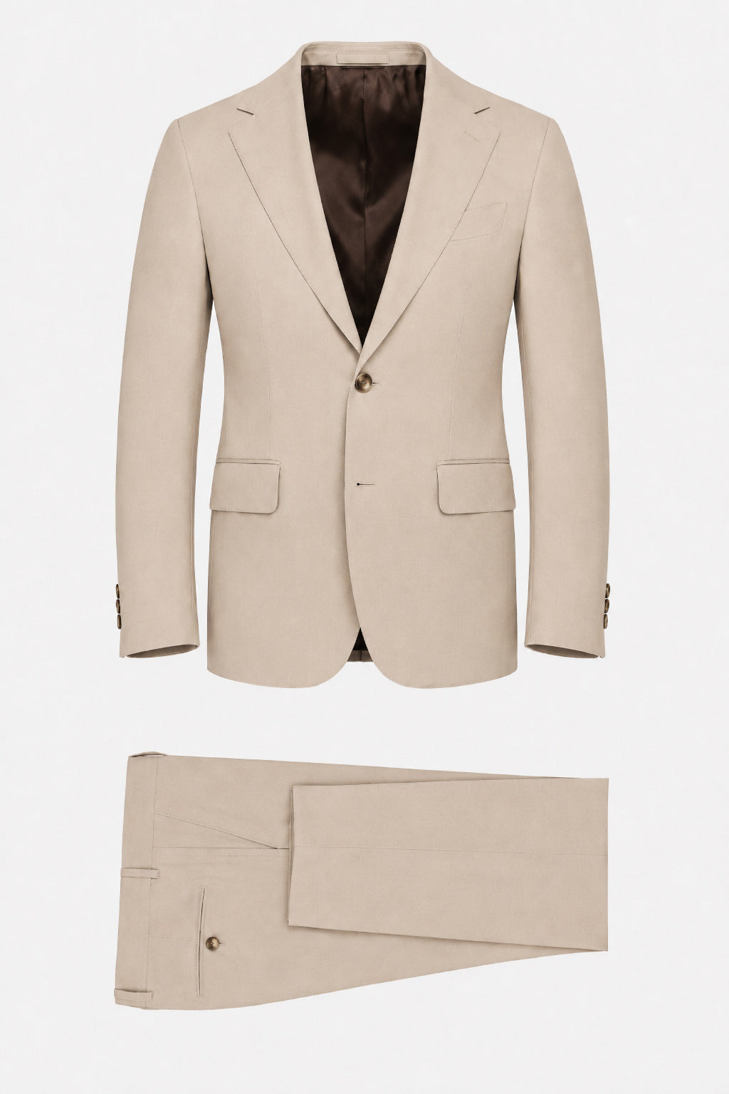 Bond Latte Suit - Italian Tailored Fit