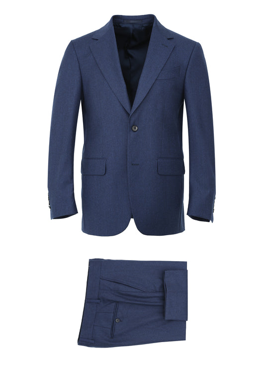 Lecco Cashmere Navy Suit – Italian Fabric | Tailored Fit
